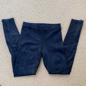 David Lerner Navy Pull On Dressy Leggings